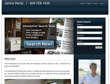 Tablet Screenshot of janicepardy.com